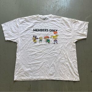 Members Only Rugrats Short Sleeve Tee - White
